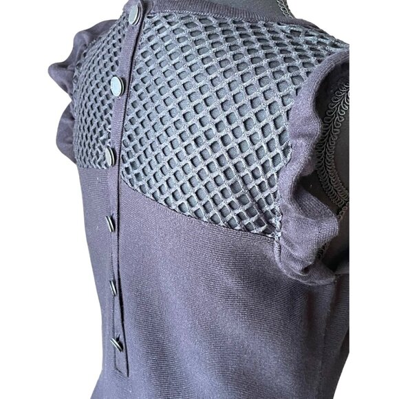 RACHEL Rachel Roy Stretchable Black Dress - Picture 4 of 7